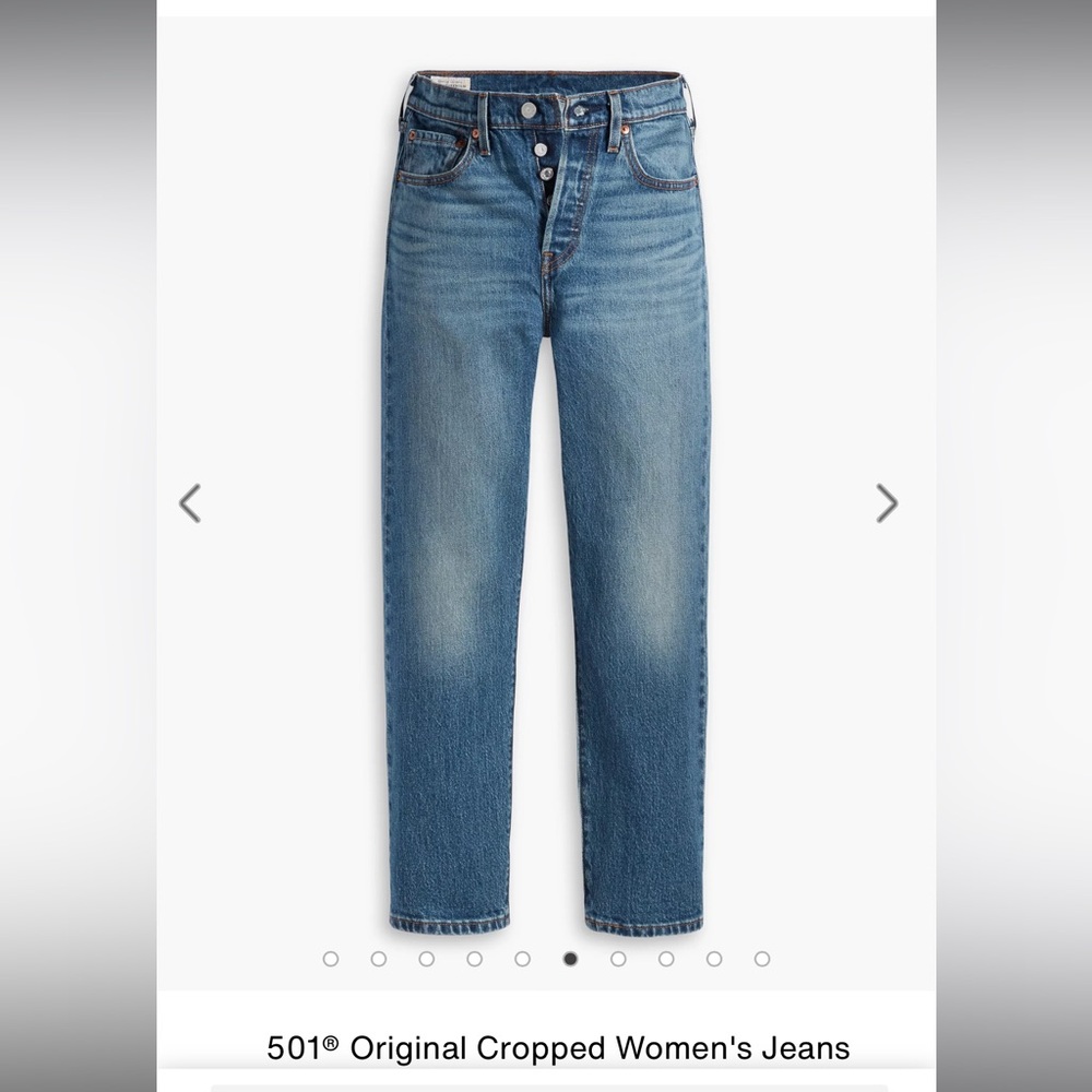 NWT 501® ORIGINAL CROPPED WOMEN'S JEANS - LEVI’S PREMIUM